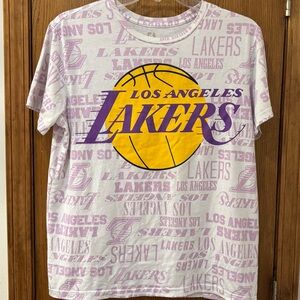 Los Angeles Lakers tee shirt, women's large
